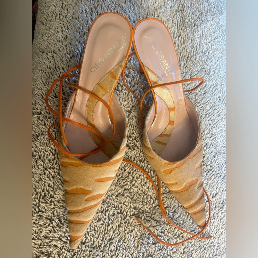 Ciro Busanti Zebra Heels